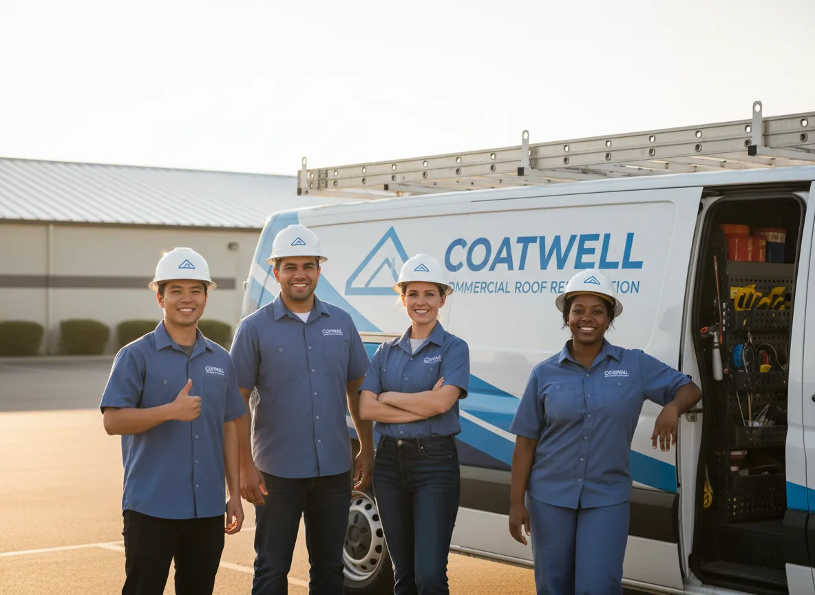 Commercial roof coating company in Spur, TX